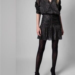 Zadig NWT Ralf  Metallic Dress